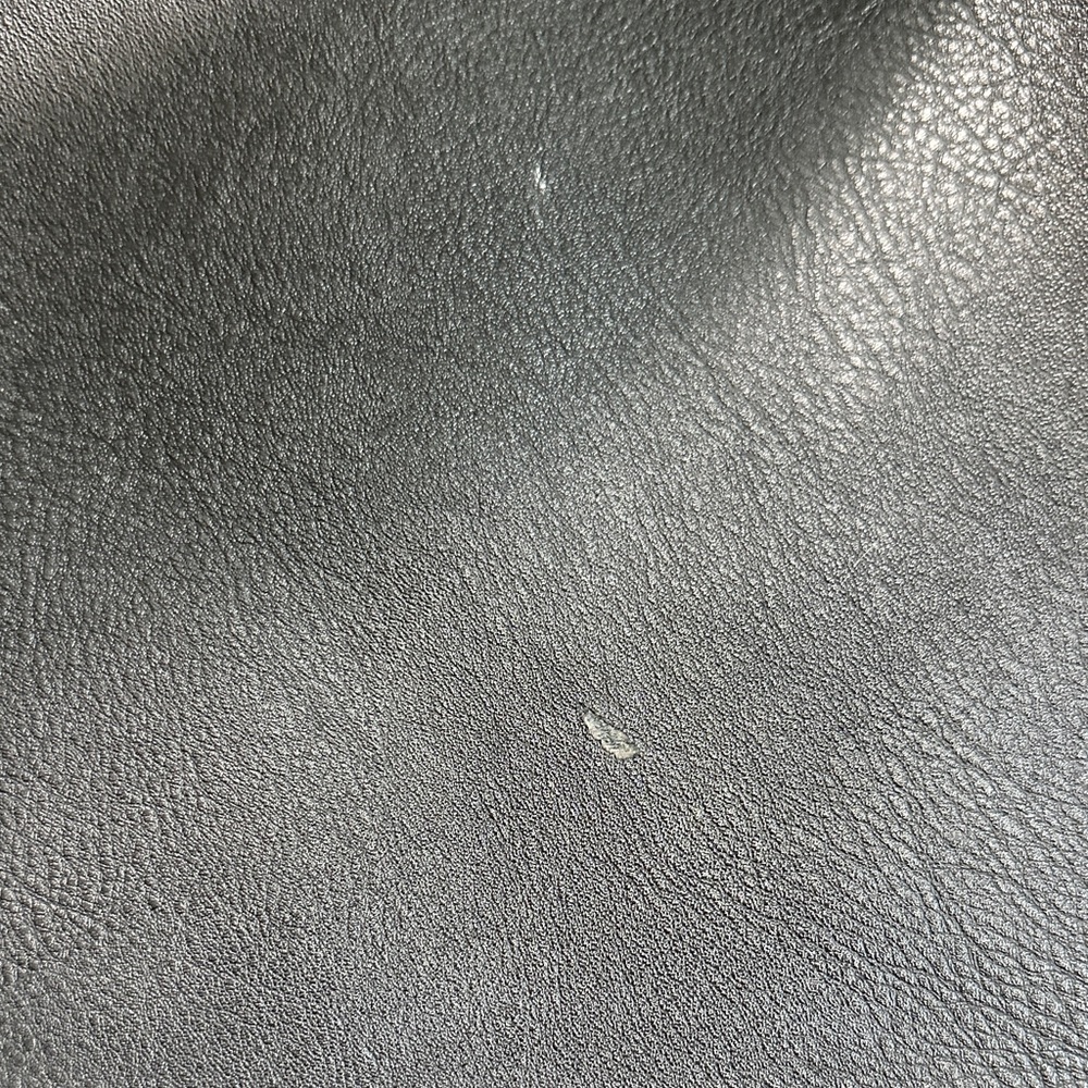 Free People Black Leather Tote with Dual Straps and Subtle Hardware - Picture 4 of 11